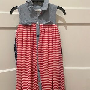 Bonnie Jean Girls Size 10 4th of July Dress